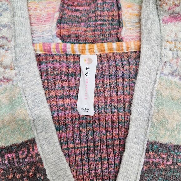 Daily Practice Anthropologie Womens Multicolored Fair Isle Sweater Size Small... - Picture 3 of 7